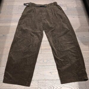 Uniqlo U Corduroy Wide Pleated Pants Medium
